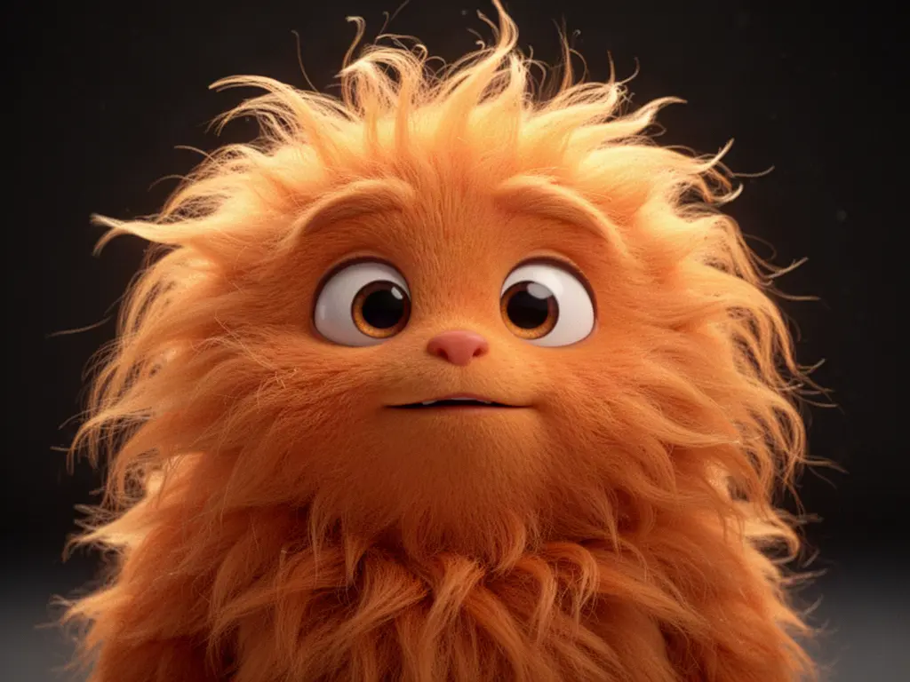 Fur Simulation: AI illustration